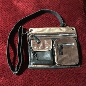 Fossil Sutter leather crossbody bag